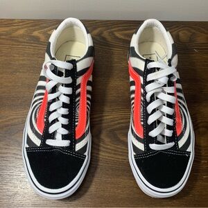 Vans Swirl Off the Wall Hypnotized 6.5 Mens and 8.0 Women’s Casual Shoes Coral
